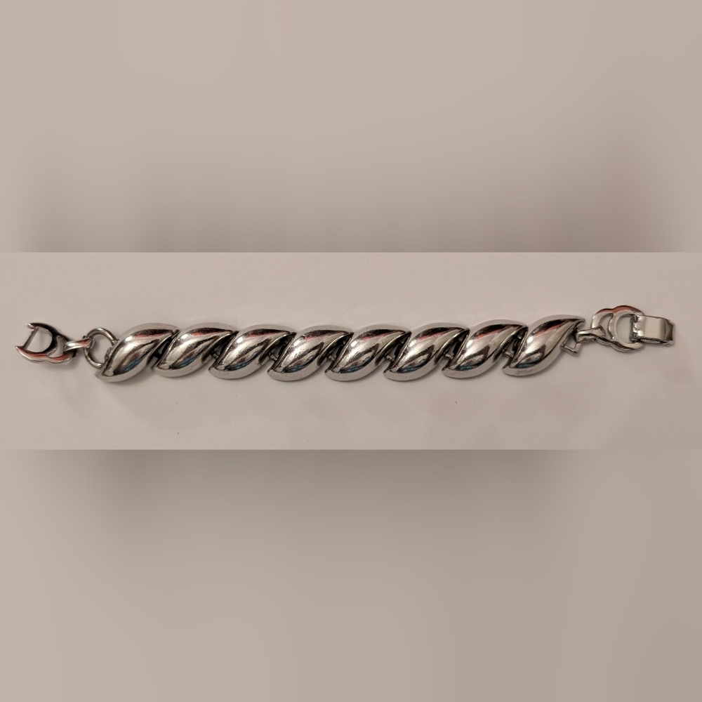 Sperry Chunky Bracelet, 1940's Sperry Bracelet, Sperry Silver Bracelet